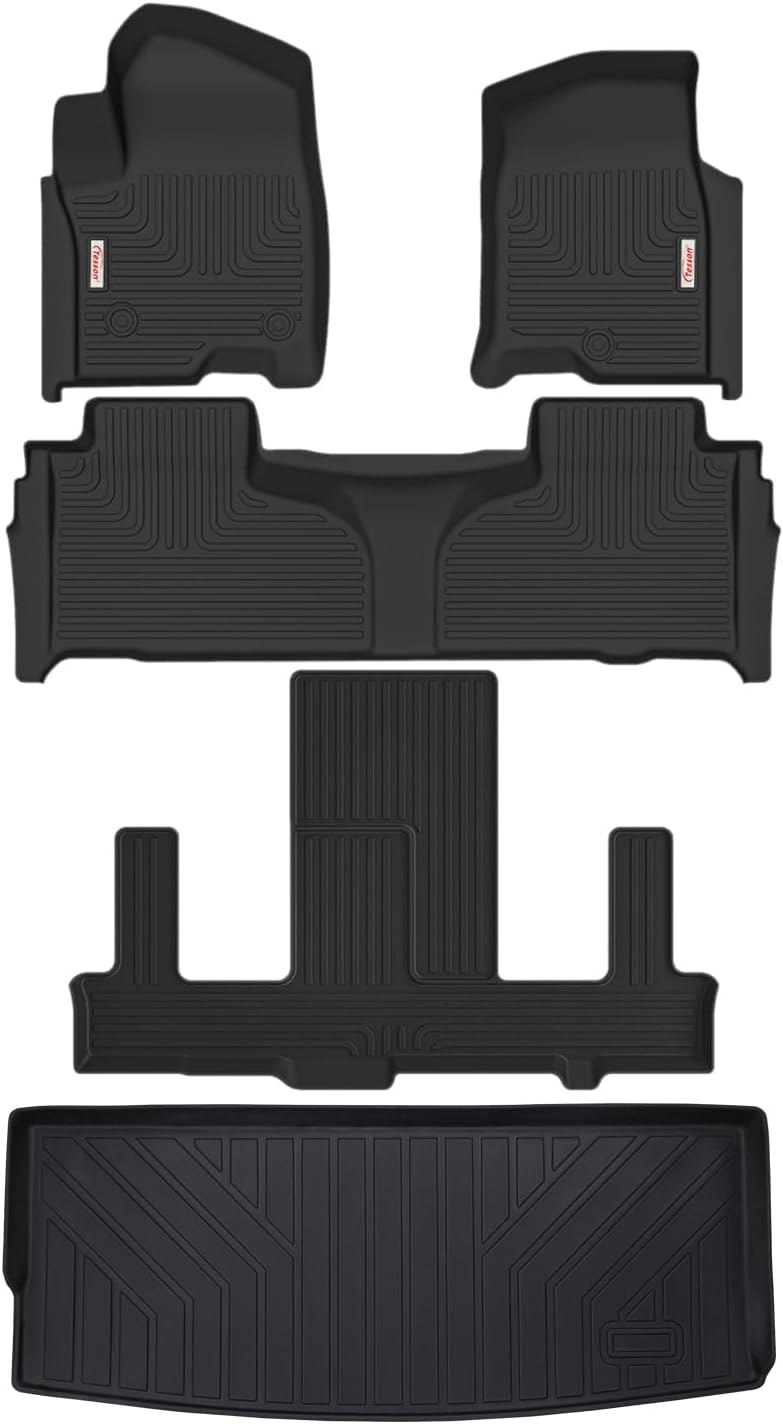 Custom Fit Tesson Floor Mats for Chevy Tahoe and GMC Yukon 2021-2026