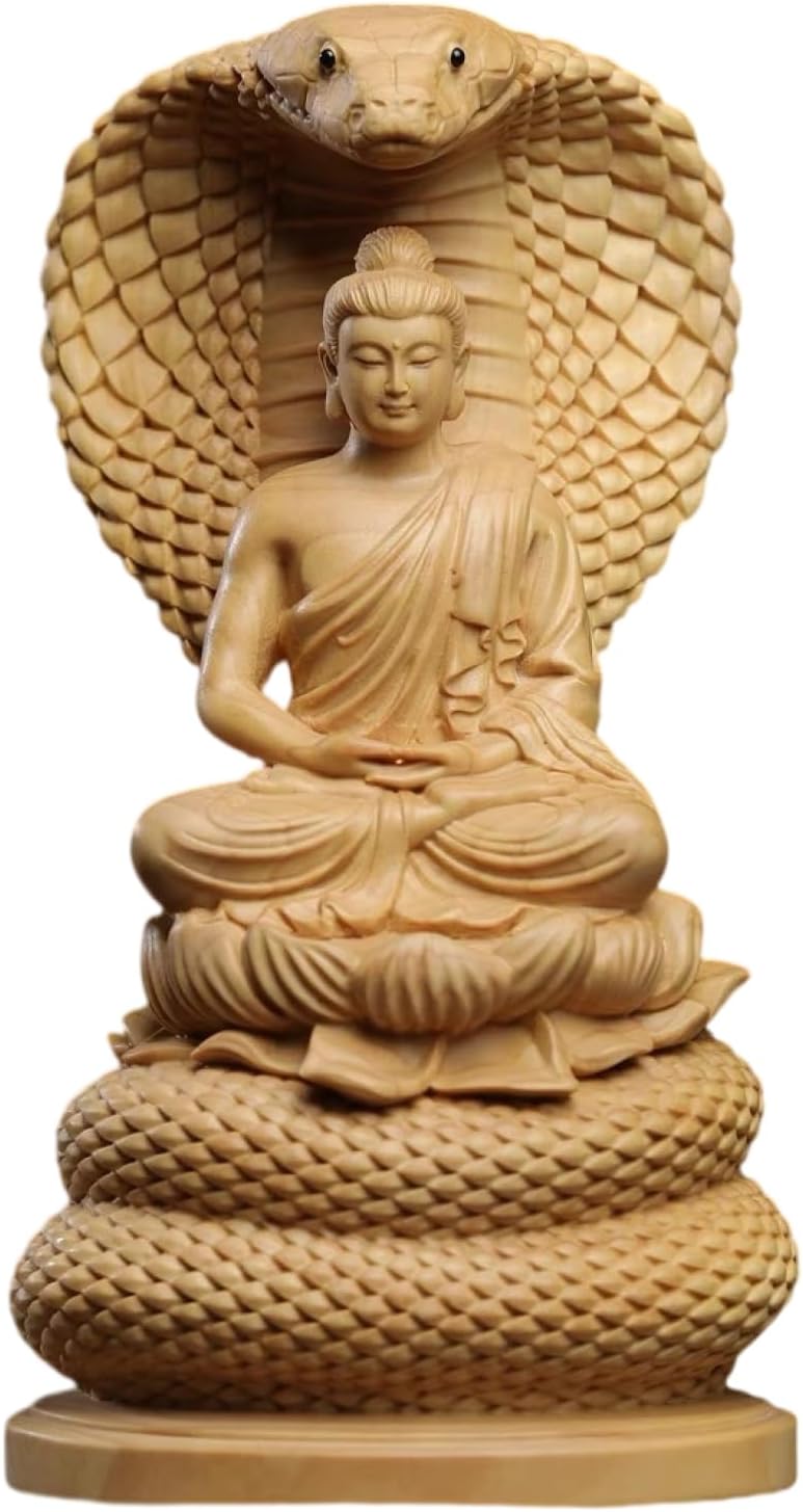 Naga Buddha Statue for Mindfulness and Home Decor Gifts