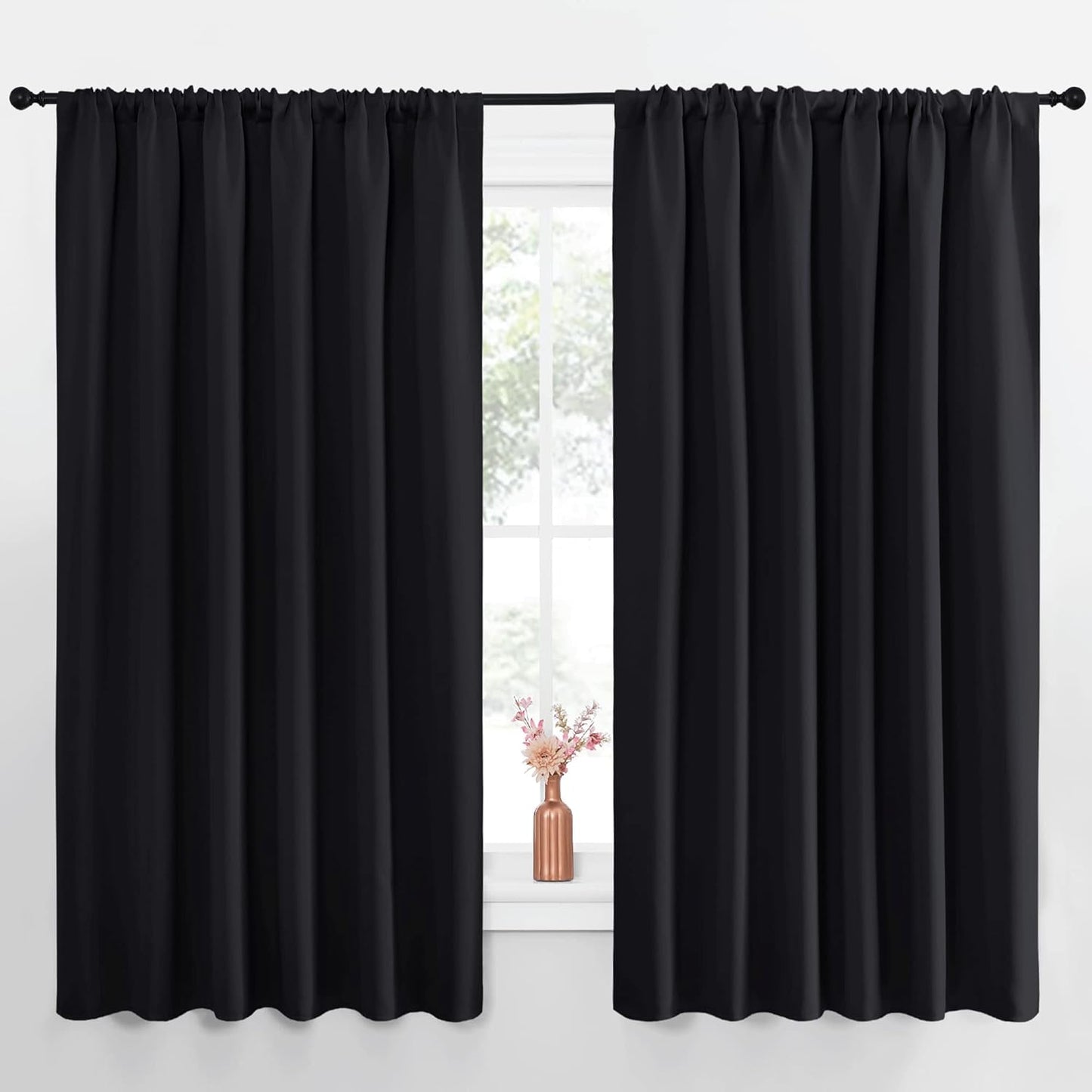 NICETOWN Blackout Curtain Blinds - Elegant Thermal Insulated Drapes