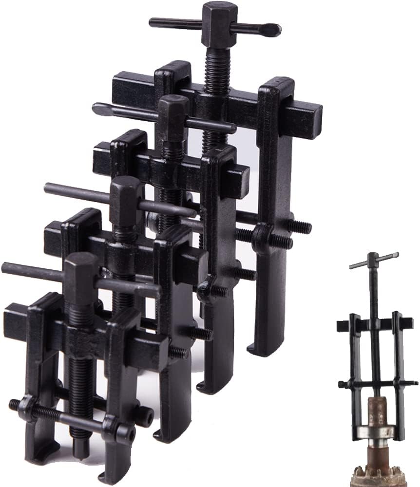 4 Bearing Puller Tool Adjustable Chrome Vanadium Steel Kit