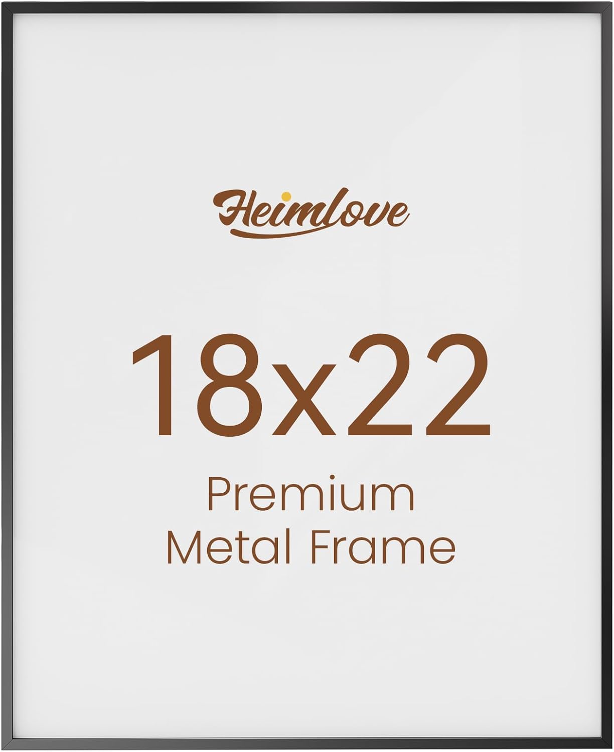 Heimlove 18x22 Metal Picture Frame for Elegant Wall Decor