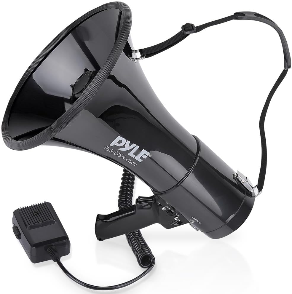 PYLE-PRO 50W Megaphone Speaker for Sports Events & Drills