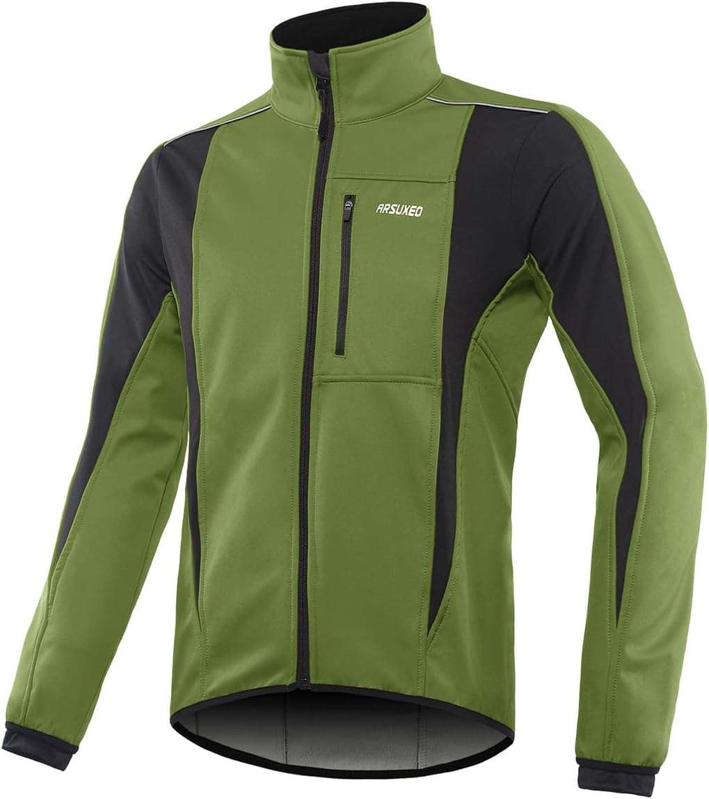 ARSUXEO Winter Warm UP Thermal Softshell Cycling Jacket Review