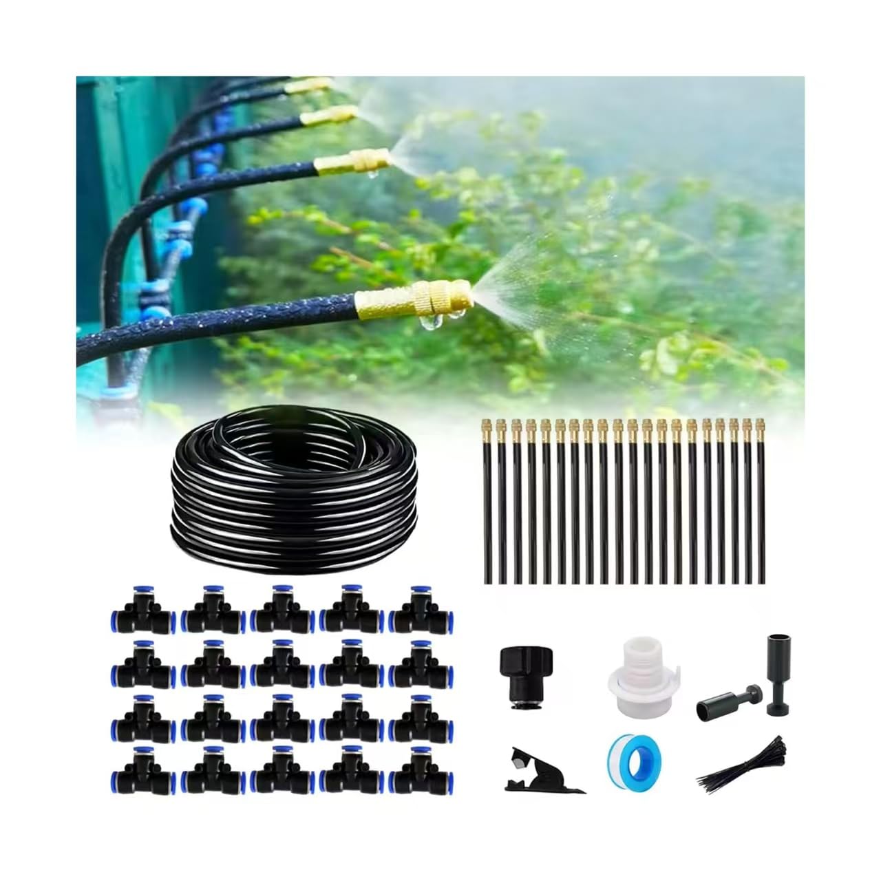 Drip Irrigation Kit for Automatic Garden Watering System