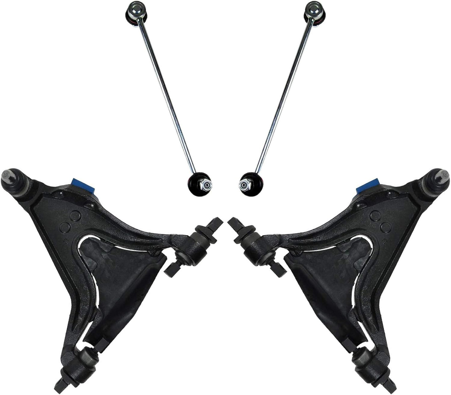 TRQ Front Suspension Kit Control Arm for 1998-2004 Volvo C70