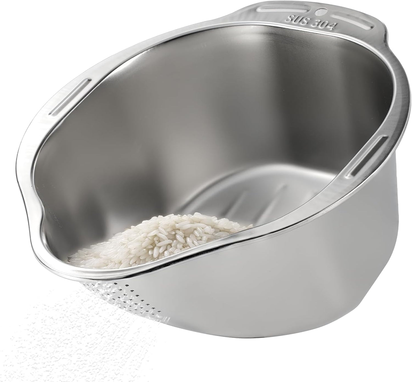 Stainless Steel Rice Strainer - 3 in 1 Multifunctional DOPMEP