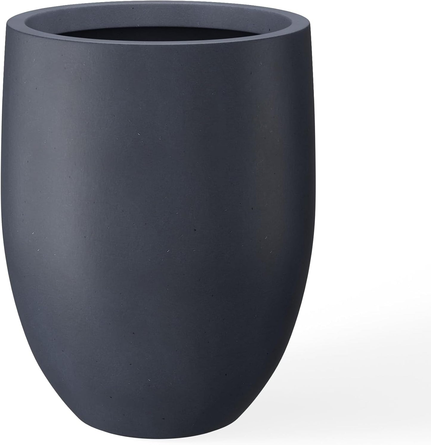 Kante 21.7 H Dark Gray Concrete Tall Planter for Home Garden