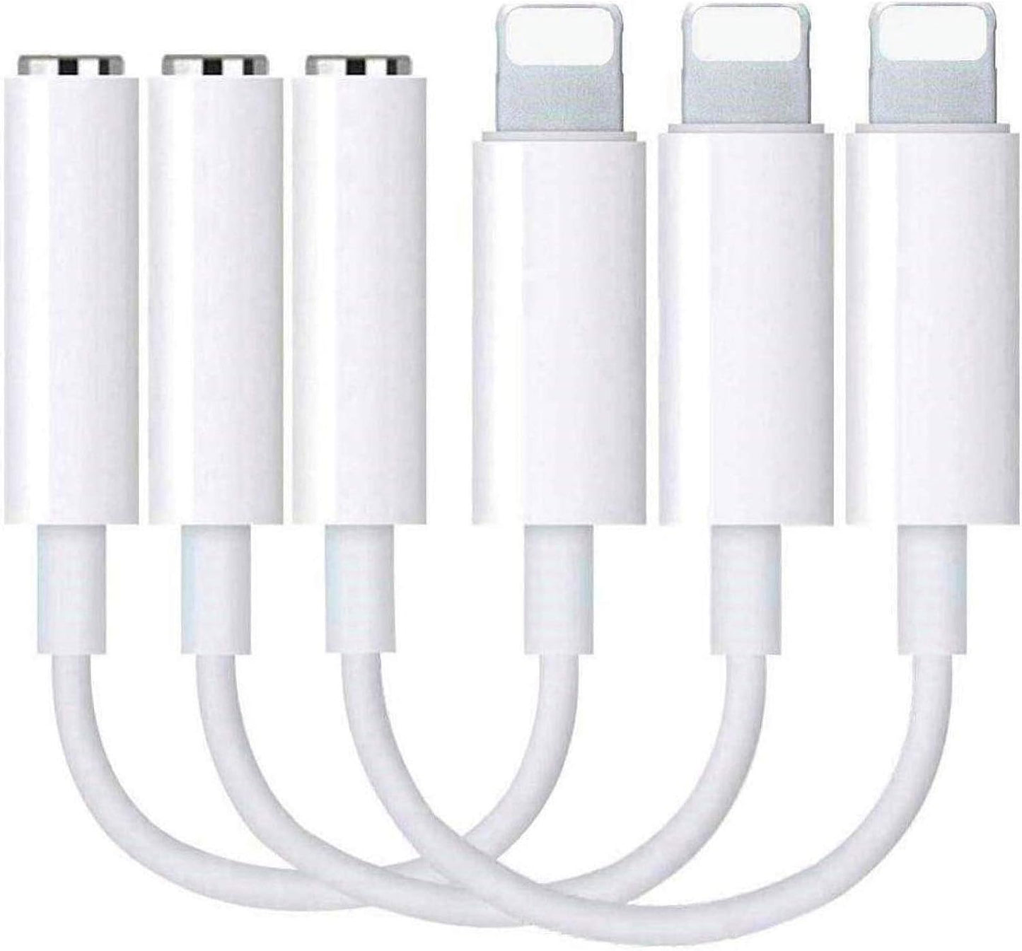 Veetone 3 Pack Apple MFi Certified Audio Dongle - iPhone Adapter