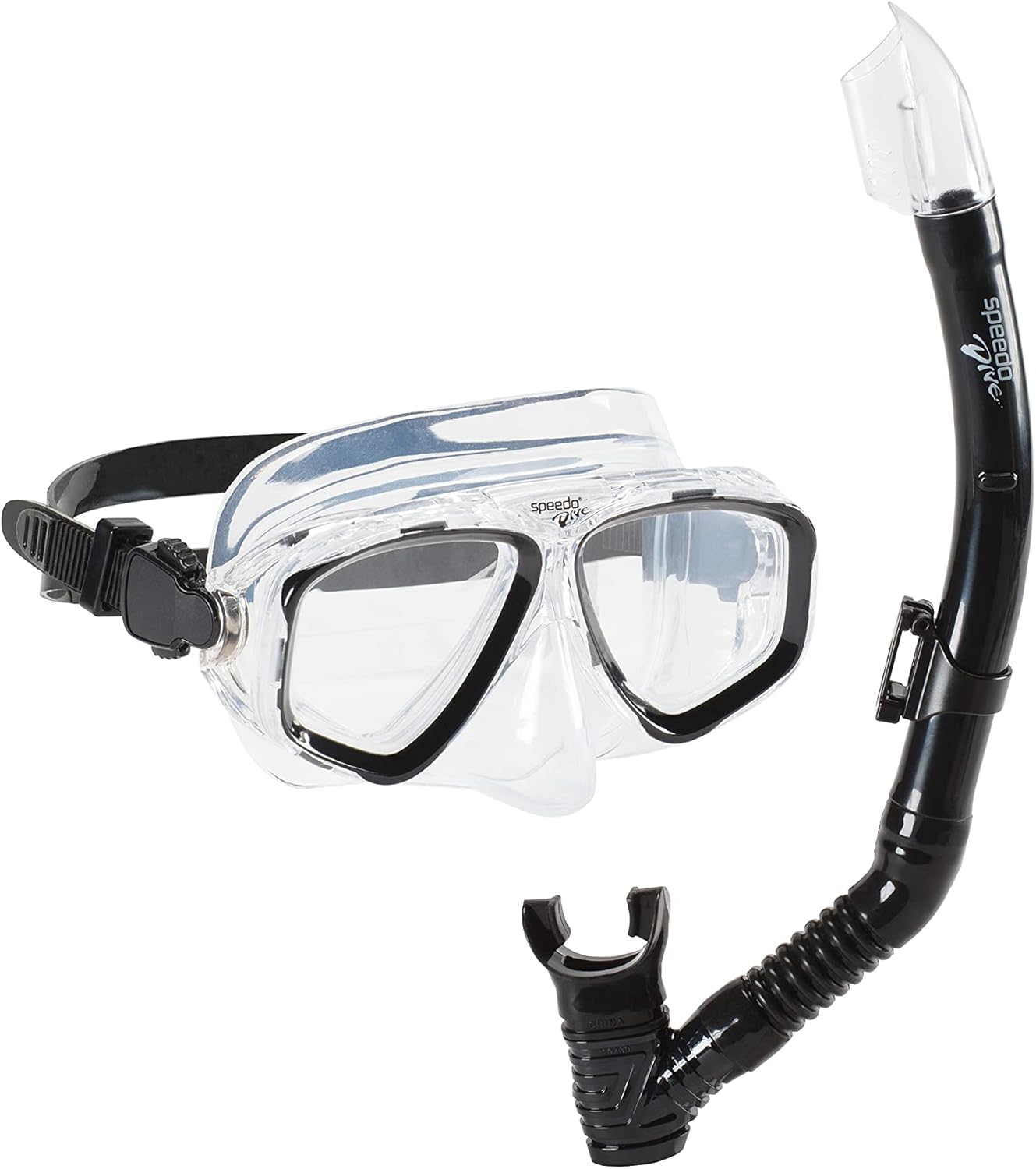 Speedo Unisex-Adult Swim Snorkel Dive Mask for Ultimate Comfort