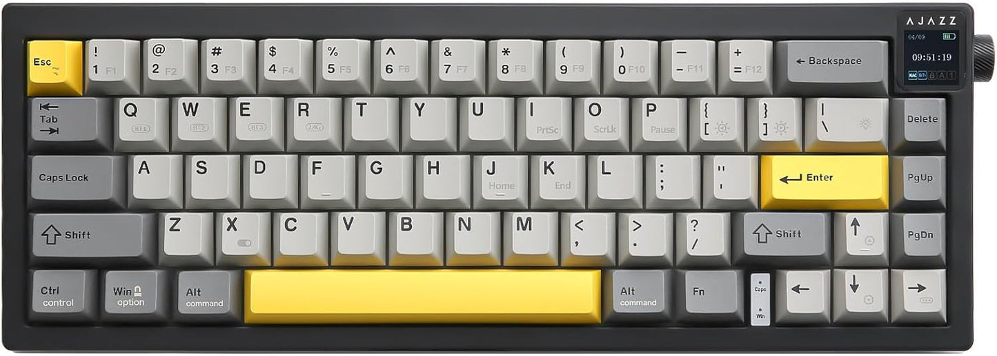 AJAZZ AK650 Wireless Mechanical Gaming Keyboard with Smart Display