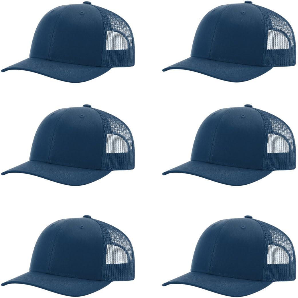 Richardson 112 Classic Six-Panel Adjustable Snapback Trucker Cap