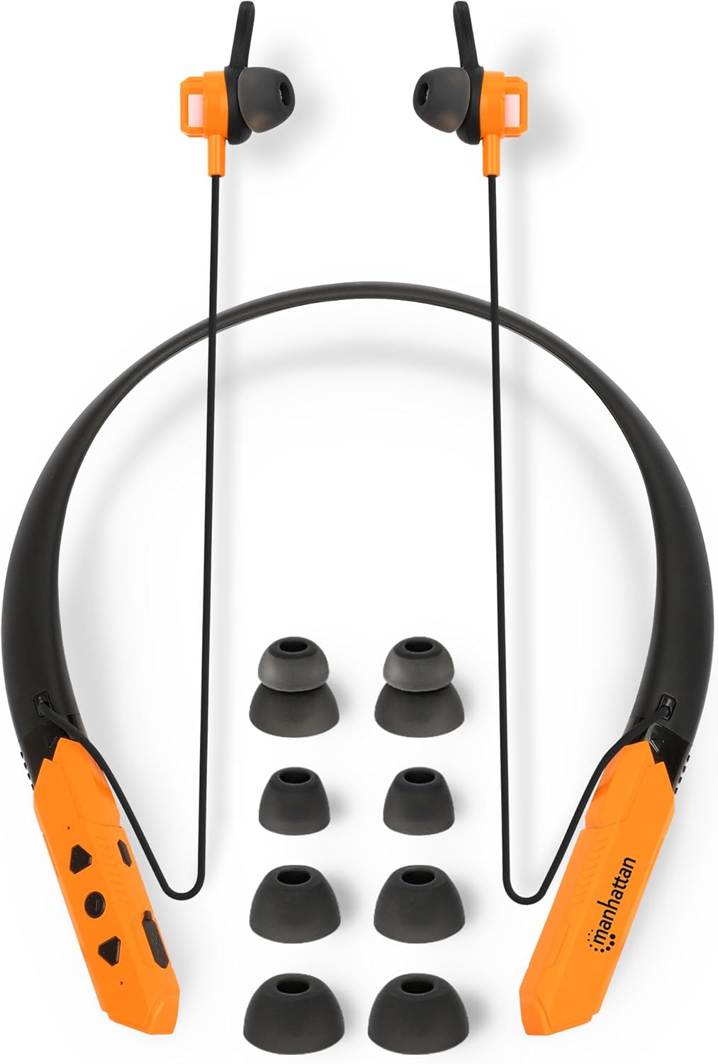 Bluetooth Wireless Neckband Headphones with 15H Playtime