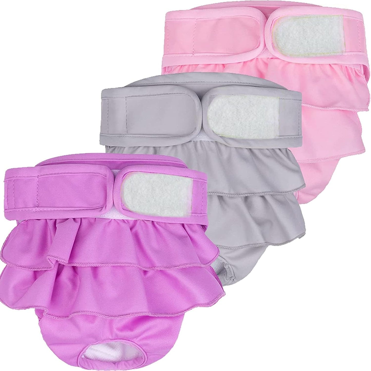 Princess Dog Diapers - Absorbent & Durable Skirt