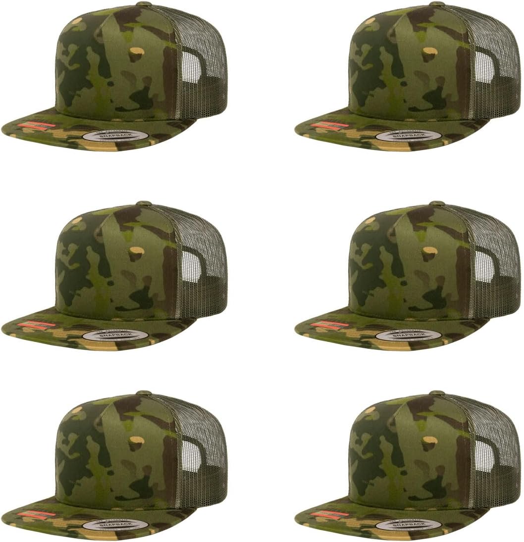 Yupoong 5-Panel Classic Trucker Cap for Stylish Comfort