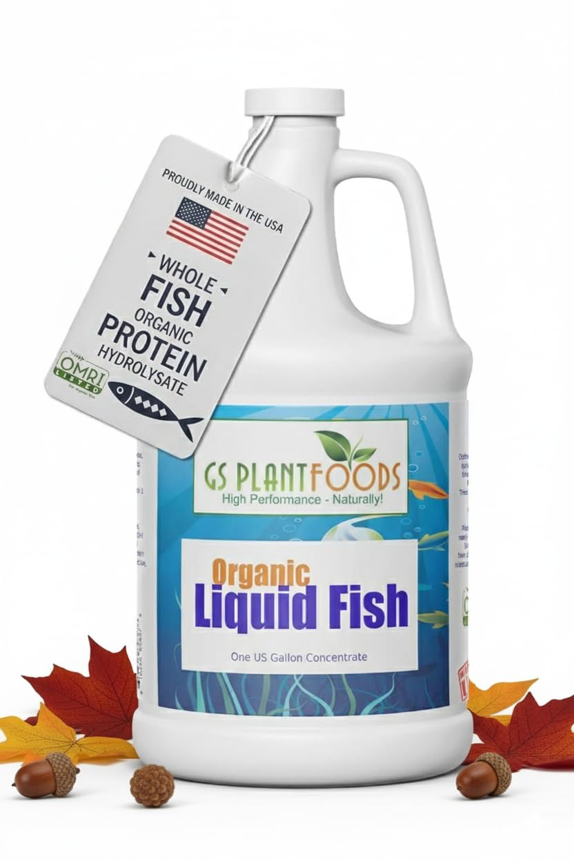 Organic Hydrolyzed Liquid Fish Fertilizer for Healthy Plants