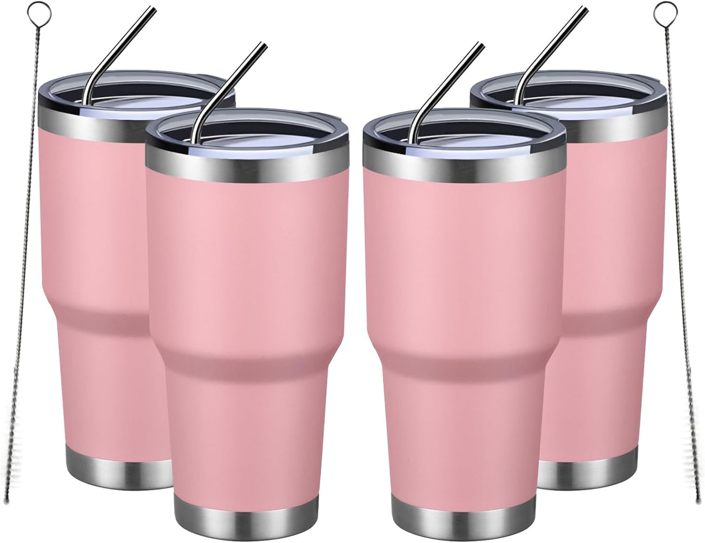 MEWAY 30oz Insulated Tumbler for Hot and Cold Drinks, 4 Pack