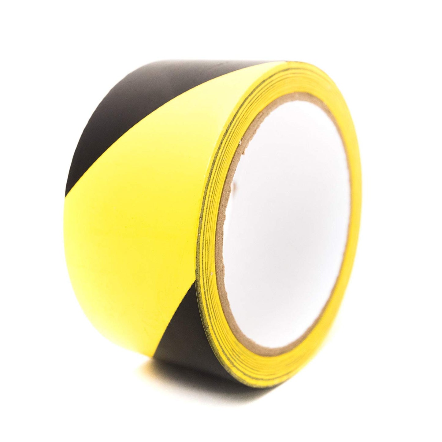 Bertech Black/Yellow Safety Warning Vinyl Tape for Industrial Use