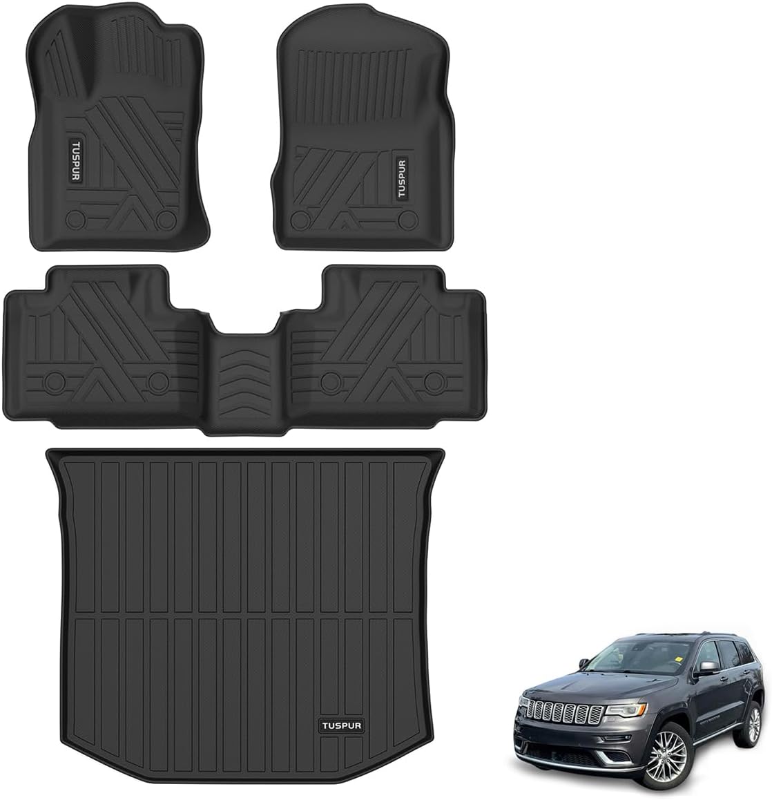 Custom Fit All-Weather Waterproof Floor Mats for Jeep Grand Cherokee