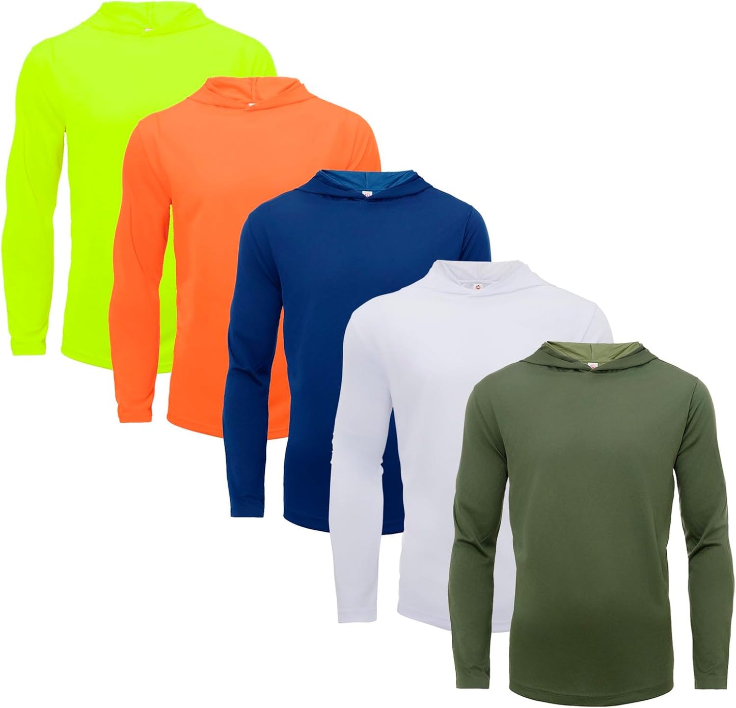 Gary Com 5-Pack Quick Dry Long Sleeve Tees