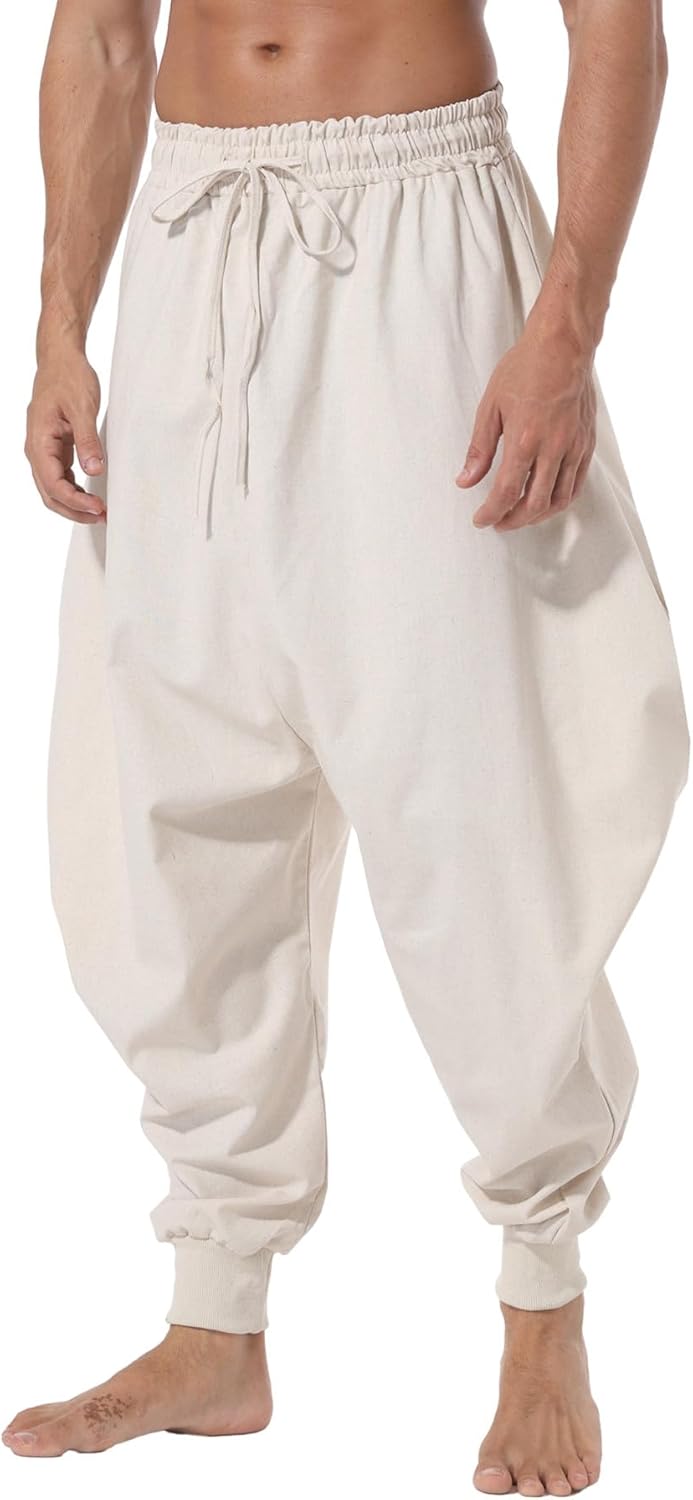 Men's Drawstring Aladdin Harem Pants for Ultimate Comfort