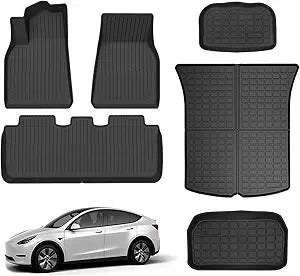 Custom Fit Floor Mats & Cargo Liners for Model Y 2020-2024