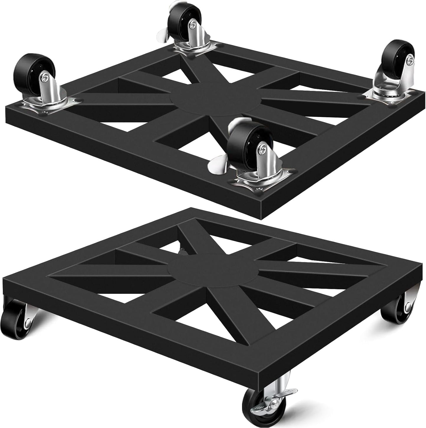 Plant Caddy with Wheels for Heavy Duty Planters - 16ft' 2 Pack