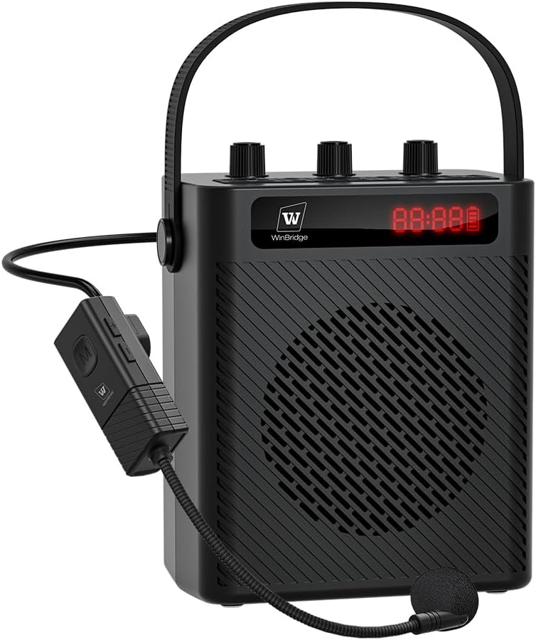 30W Wireless Voice Amplifier with Headset Microphone for Teaching