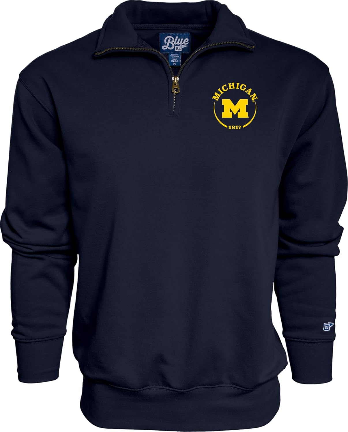 Michigan Wolverines Quarter Zip Sweatshirt for Team Pride