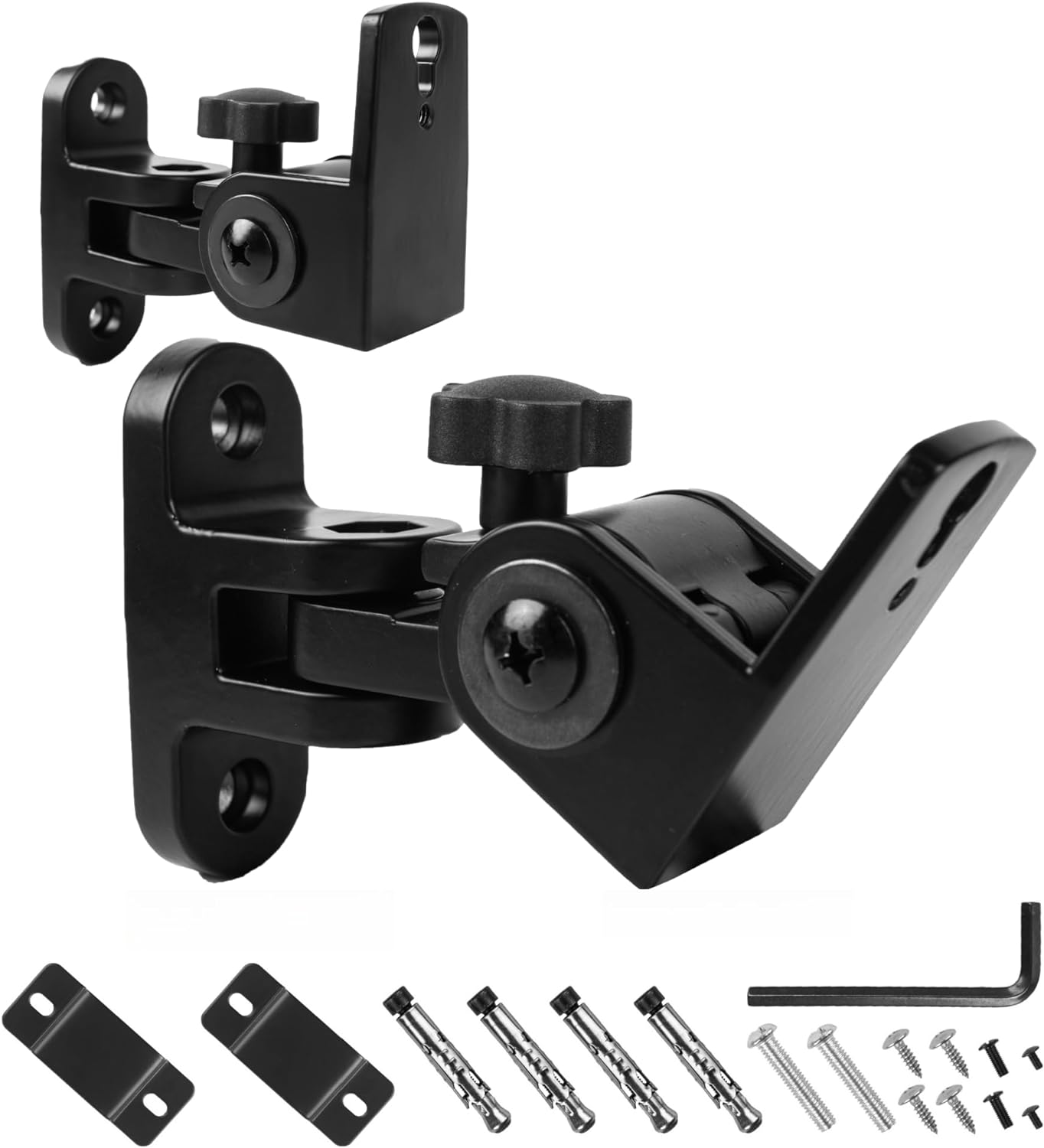 Adjustable Speaker Mount Brackets - Secure 30lbs