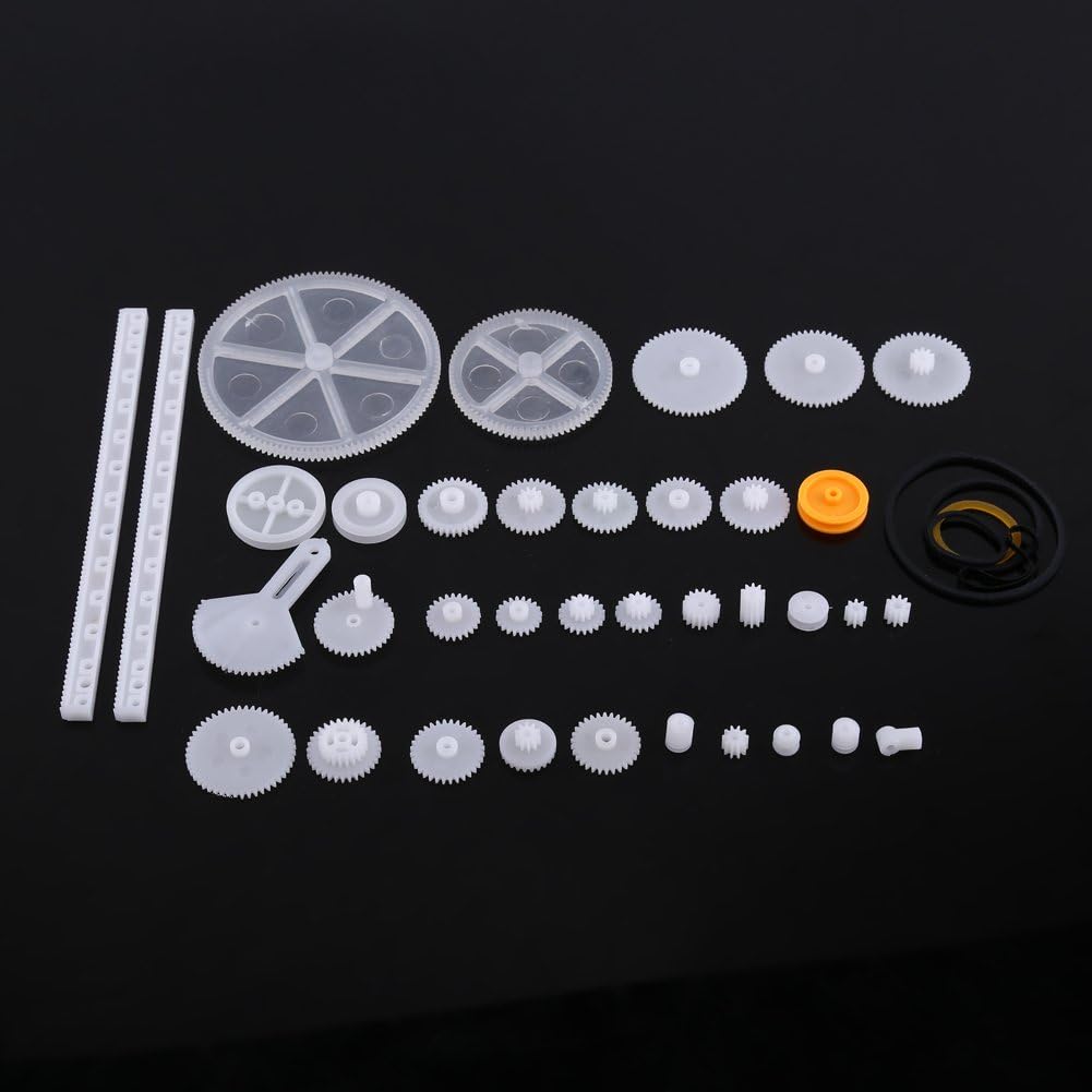 DIY Plastic Gears Set - 34 Kits for Robot Cars!