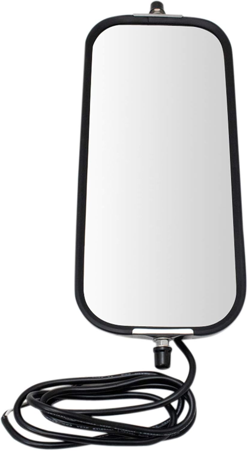 TRQ 16 x 7 Stainless Steel West Coast Mirror for Semi Trucks