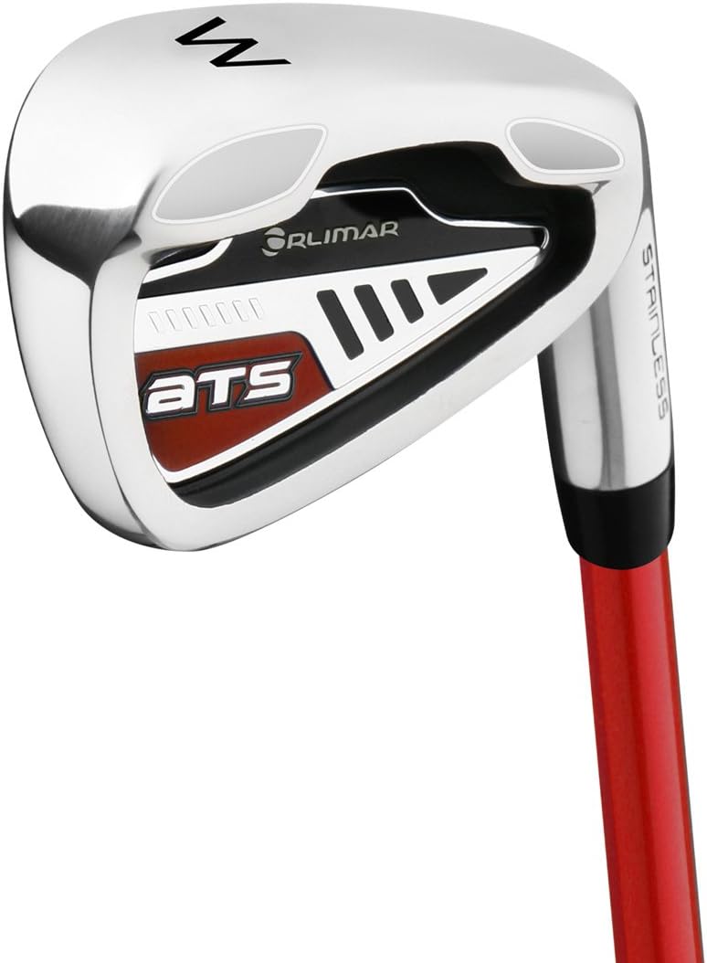 Orlimar ATS Junior Boys' Red/Black Golf Clubs for Ages 9-12