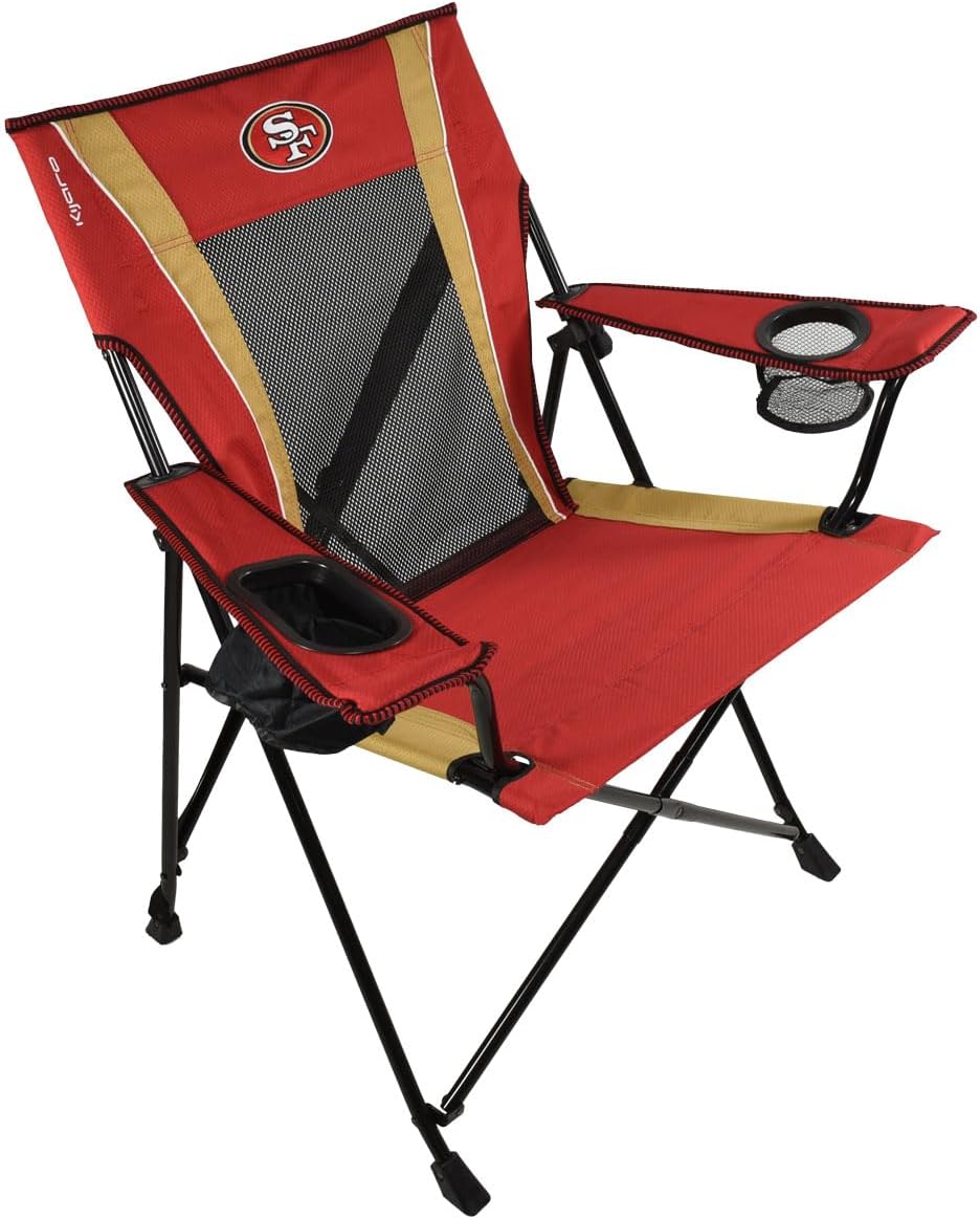 Kijaro Dual Lock Pro Sports Fan Folding Chair for Comfort