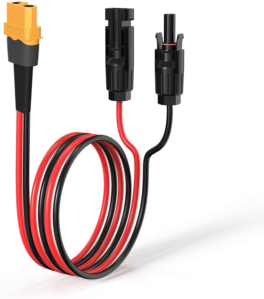 6FT XT60 Solar Cable - Efficient Power Extension