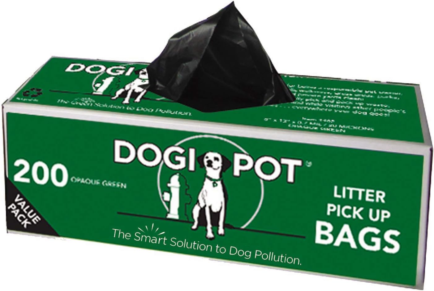 DOGIPOT Litter Pick up Bag Rolls - 4000 Bags for Easy Cleanup