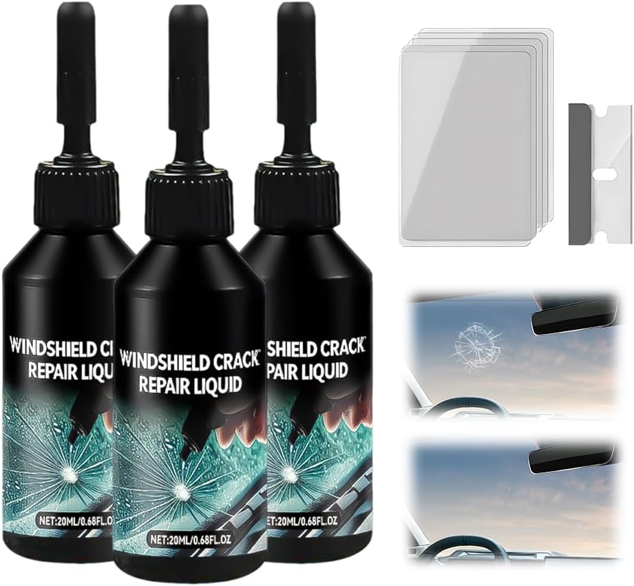 2025 New Windshield Crack Repair Kit for Car Glass Damage