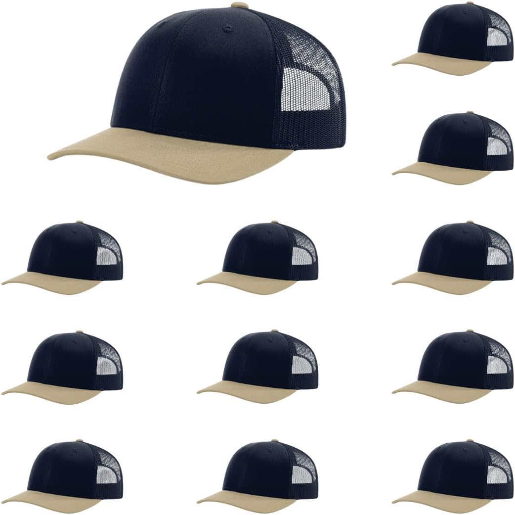 Richardson 112 Classic Six-Panel Adjustable Snapback Trucker Cap