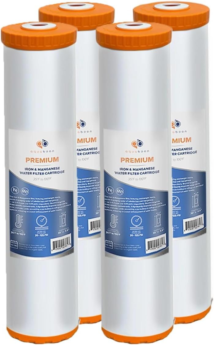 Aquaboon 20 x 4.5 Iron & Manganese Water Filter Cartridge Review