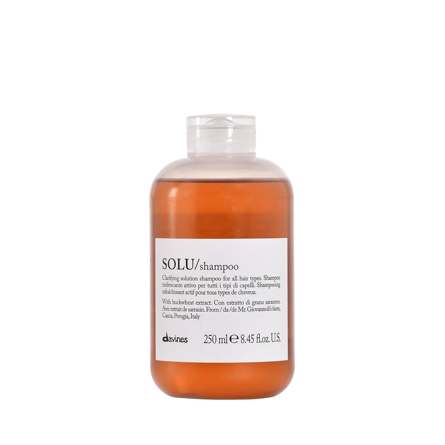 Davines SOLU Shampoo for Clarifying and Refreshing Hair Care