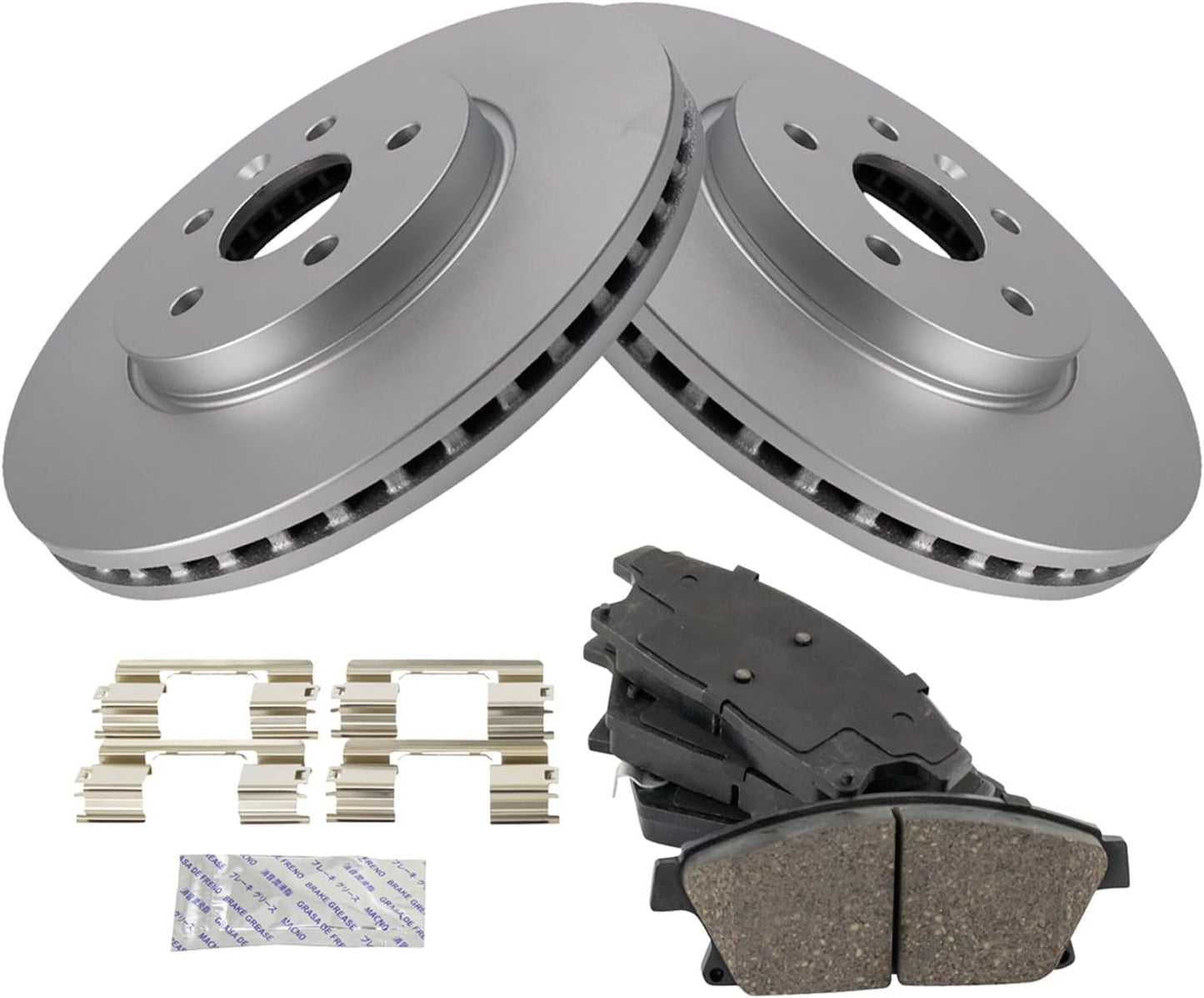 TRQ Front Brake Pad & Rotor Kit for Buick Encore & Chevrolet Trax