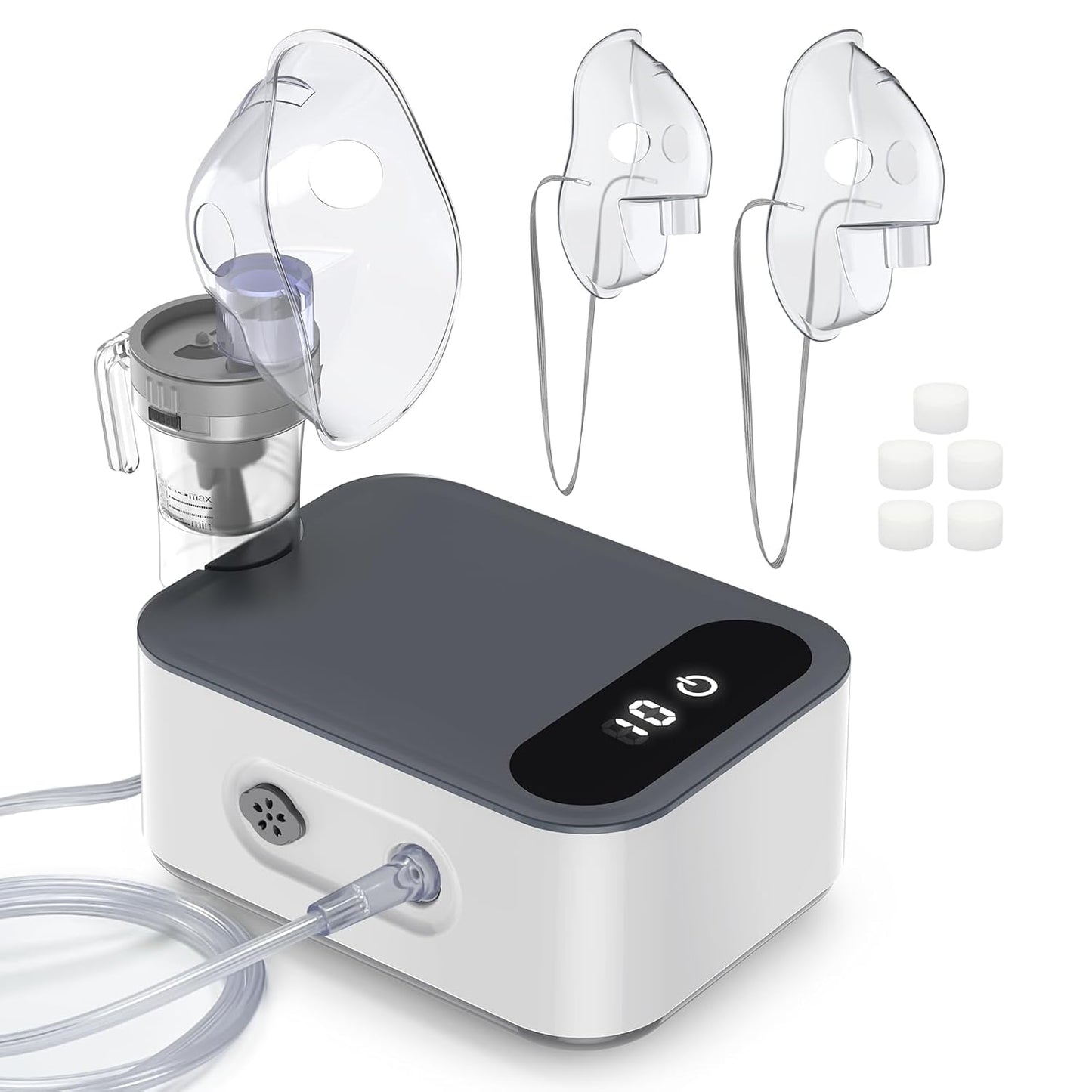 Smart Nebulizer for Adults and Kids with Digital Display Features