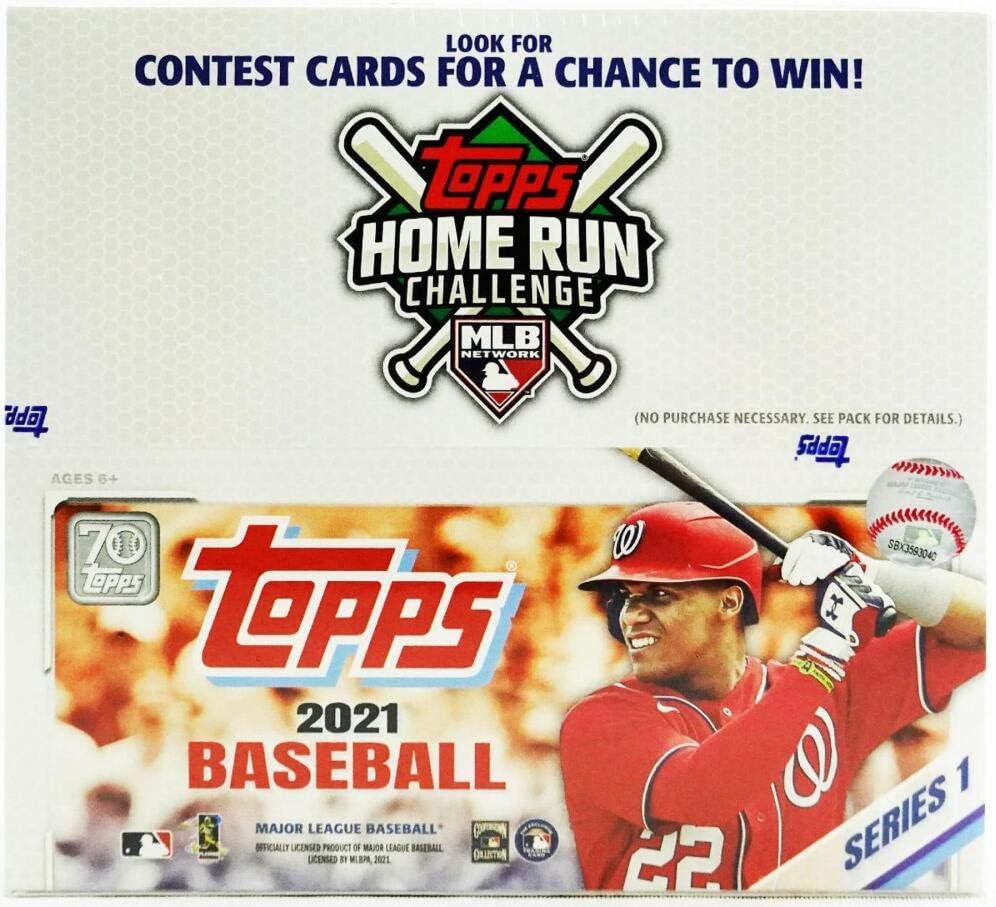 2021 Topps Series 1 Baseball Retail Display Box for Collectors