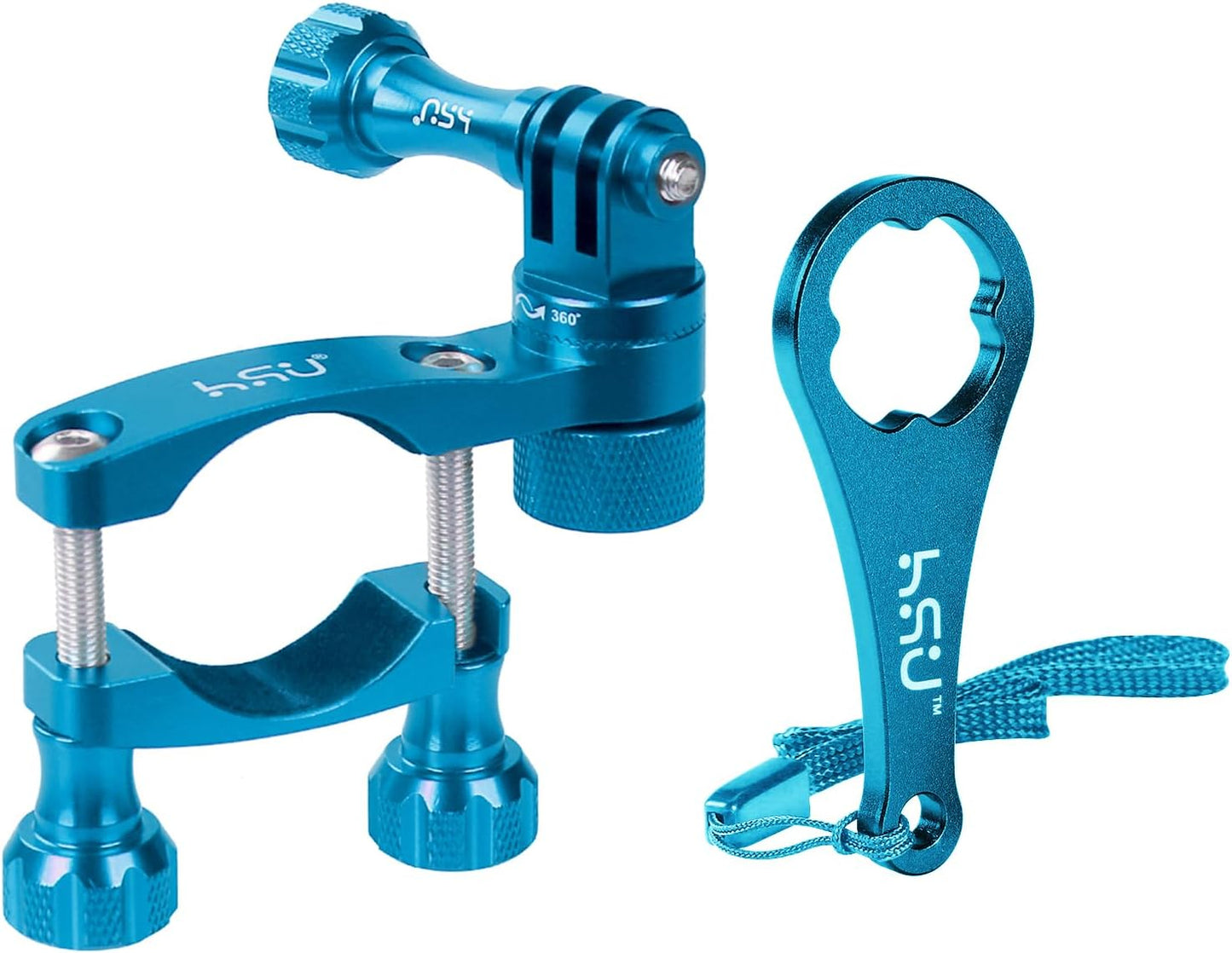 360 Rotation All-Aluminum Bike Mount for Action Cams