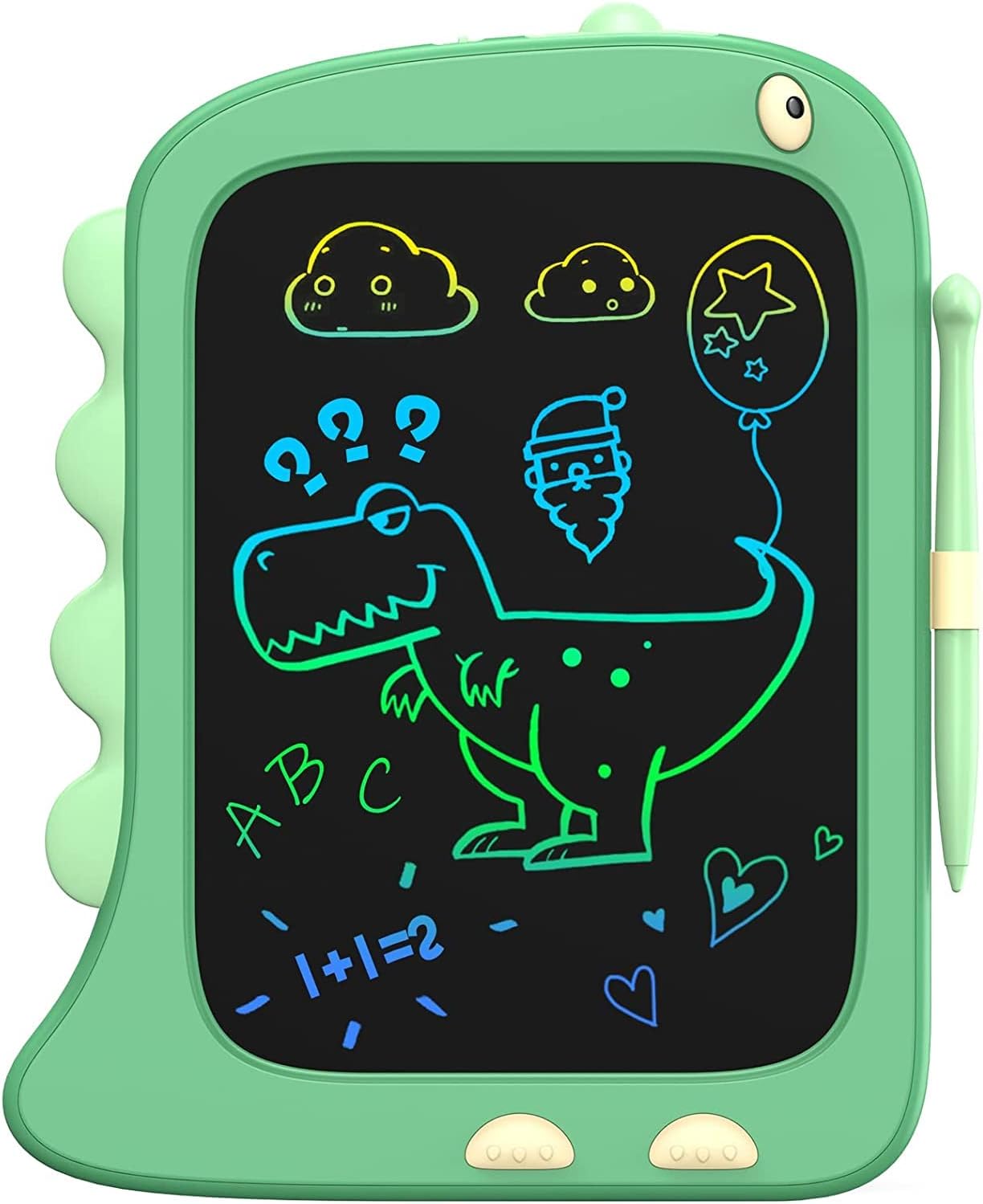 ORSEN Green Dino Doodle Tablet - Creative Fun for Kids 2-6
