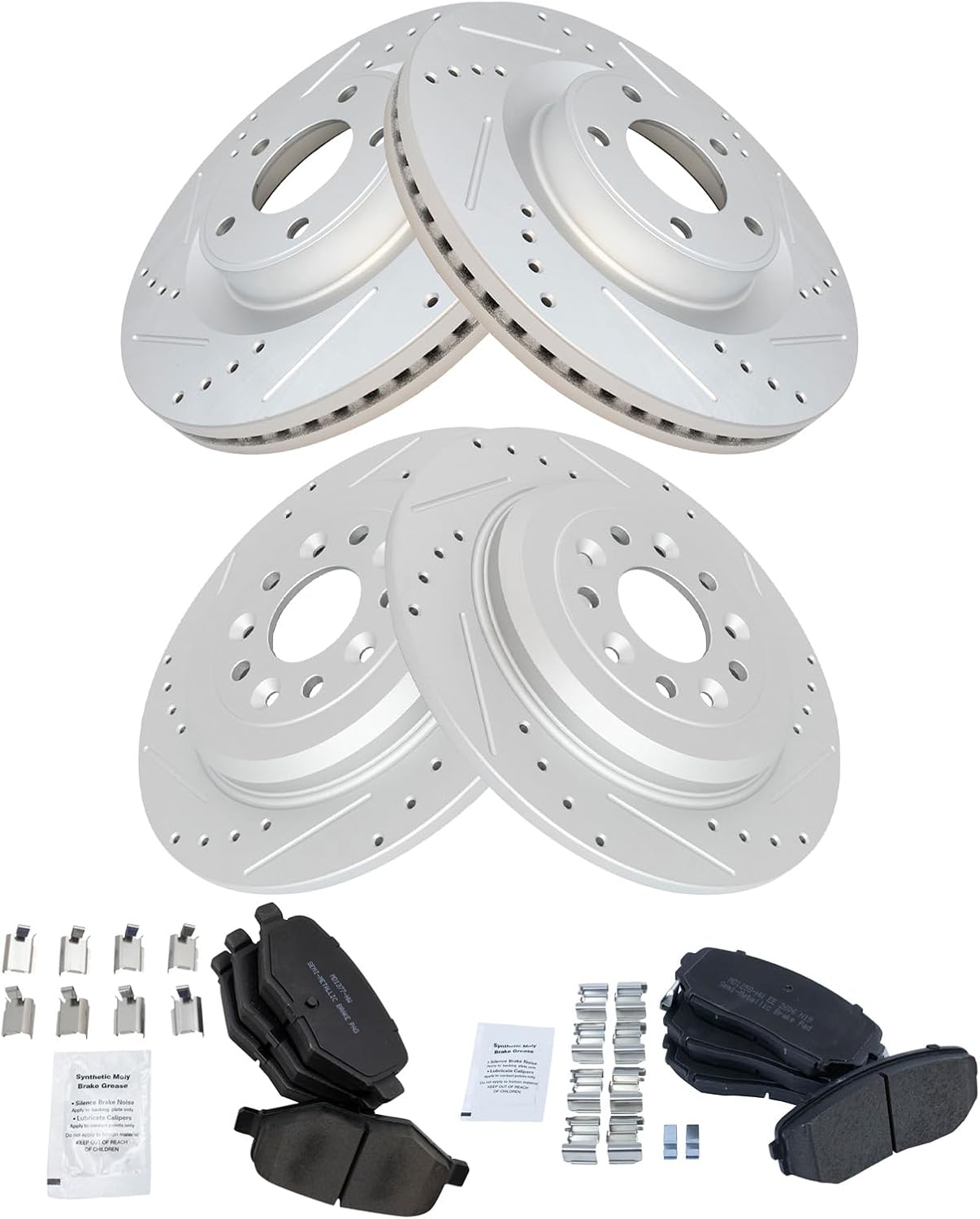 TRQ Performance Brake Pad & Rotor Kit for Ford Edge & Lincoln MKX