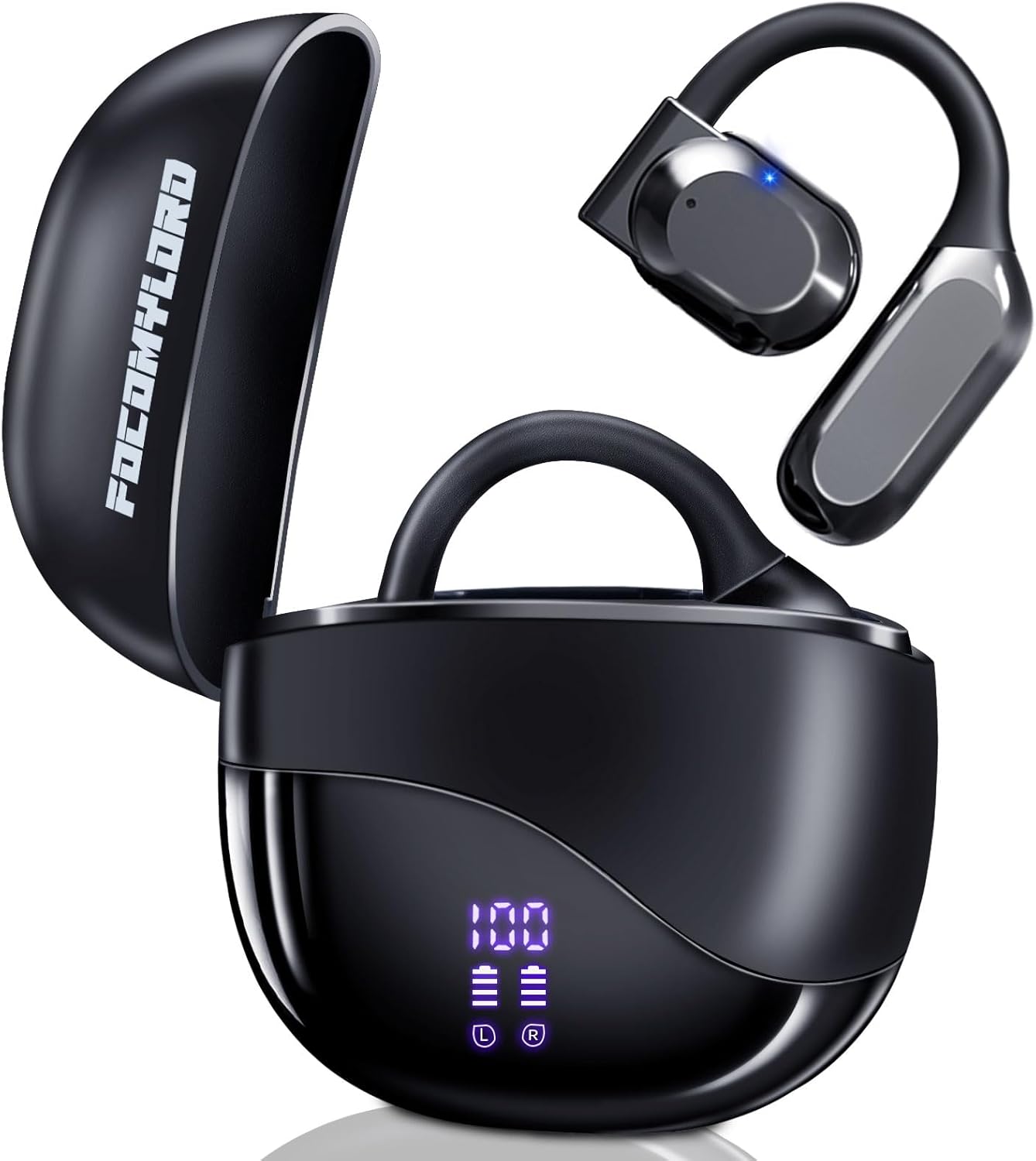 Real-time 2-Way Translator Earbuds - HD Sound, Long Battery, Ideal for Travel & Business