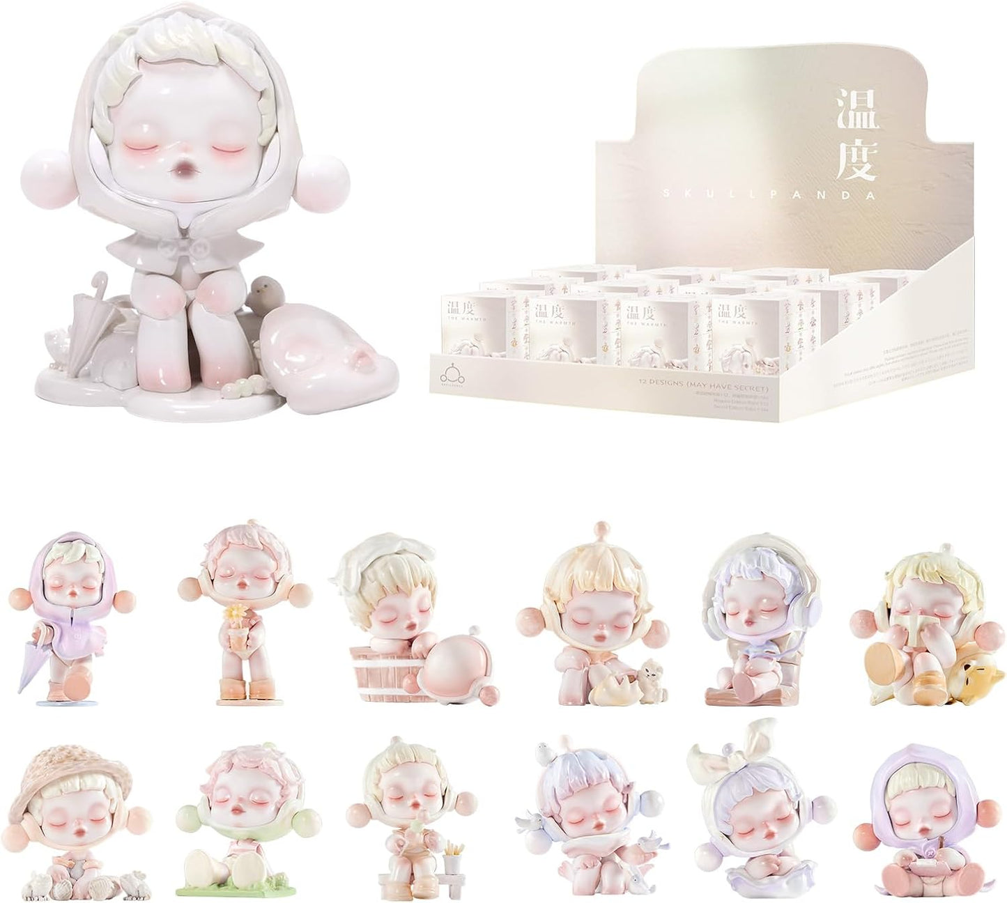 POP MART SKULLPANDA Warmth Series 12PC Action Figure Set