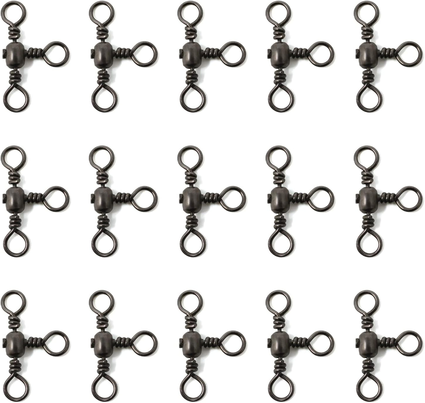 Honbay Stainless Steel 3-Way Fishing Swivels Set