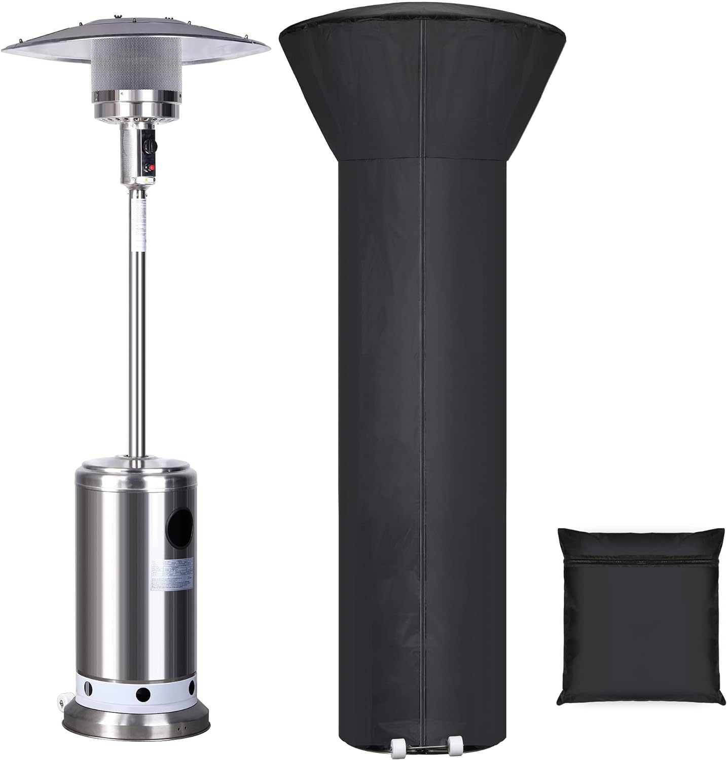 Hualedi Patio Heater Cover: Waterproof & UV-Resistant, 89'' H x 33'' Dome