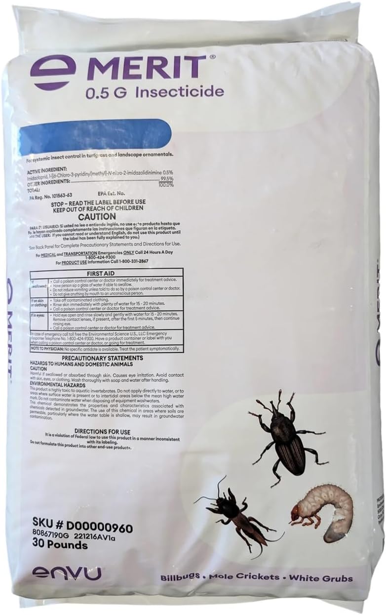 Merit 0.5 Granular Systemic Insect Control for Gardens and Lawns